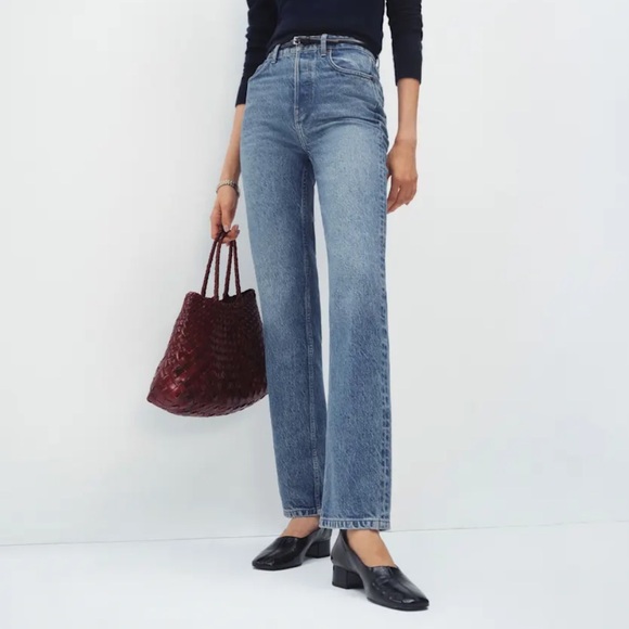 Reformation Denim - Reformation Cynthia High Rise Straight Jeans